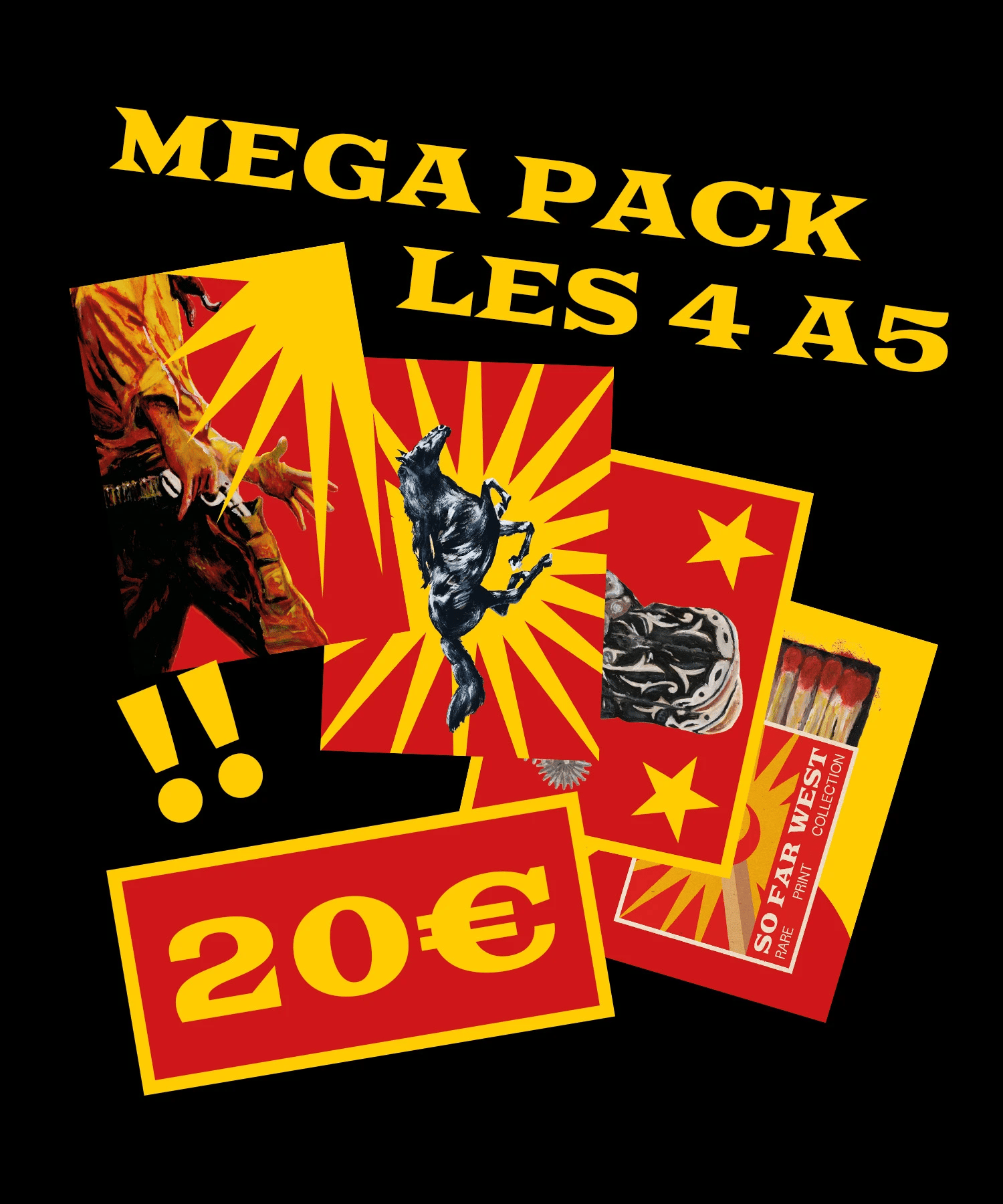 MEGA PACK DE 4 PRINTS A5 !